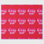 Gothic - Ich Liebe Sie Geschenkpapier (Flach)