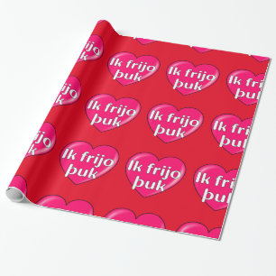 Gothic - Ich Liebe Sie Geschenkpapier