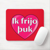 Gothic - Ich Liebe Sie Mousepad (Mit Mouse)