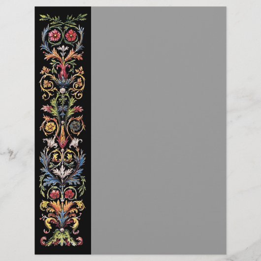 Gothic Illuminated Art Blank Flyer (Hinten)