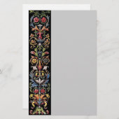Gothic Illuminated Art Stationery Briefpapier (Vorne/Hinten)