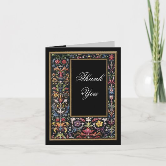 Gothic Illumined Dankeschön-Karte Dankeskarte (Vorderseite)