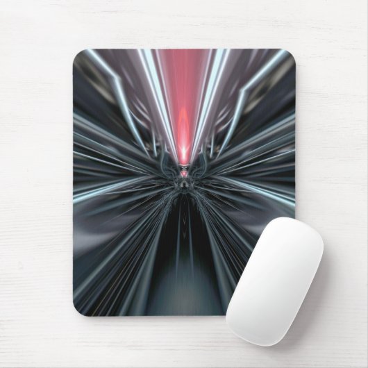 Gothic Illusion Dark Light Flame Mousepad (Mit Mouse)