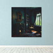 Gothic Inside Mansion 1 Leinwanddruck (Insitu (Holzboden))
