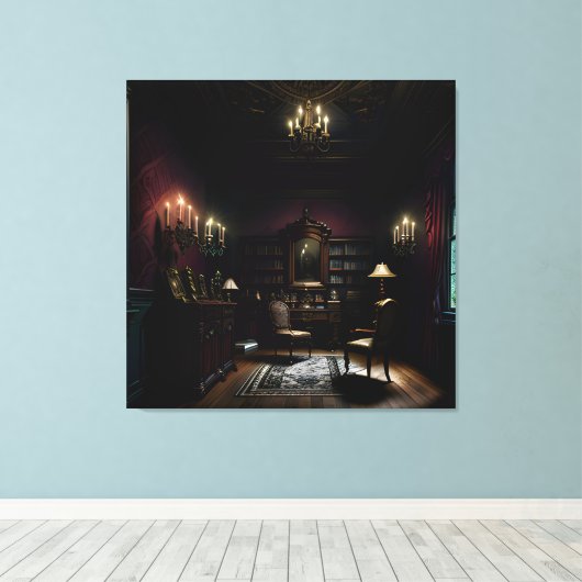 Gothic Inside Mansion 3 Leinwanddruck (Insitu (Holzboden))
