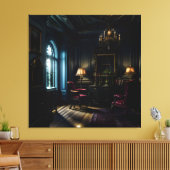 Gothic Inside Mansion Antiques Leinwanddruck (Insitu (Wohnzimmer))