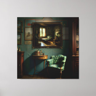 Gothic Inside Mansion Antiquitäten 2 Leinwanddruck