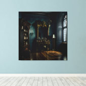 Gothic Inside Mansion Leinwanddruck (Insitu (Holzboden))