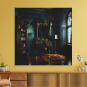 Gothic Inside Mansion Leinwanddruck (Insitu (Wohnzimmer))