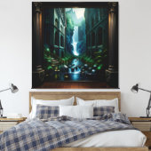 Gothic Inside Mansion Surreal 2 Leinwanddruck (Insitu (Schlafzimmer))