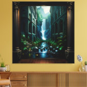 Gothic Inside Mansion Surreal 2 Leinwanddruck (Insitu (Wohnzimmer))