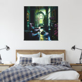 Gothic Inside Mansion Surreal Blume 1 Leinwanddruck (Insitu (Schlafzimmer))