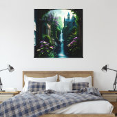 Gothic Inside Mansion Surreal Wasserfall 7 Leinwanddruck (Insitu (Schlafzimmer))