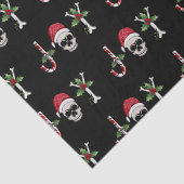 Gothic Joy Skull Weihnachtsgeschenk Tissue Paper Seidenpapier (Detail)