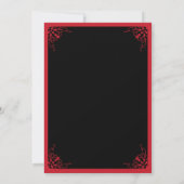 Gothic-Junggesellinnen-Abschiedsparty Einladung (Rückseite)