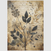 Gothic Junk Journal Serie Design 7 Seidenpapier (Vorderseite)