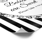 Gothic Kinderwagen Halloween Babys sind Süß Schild (Ecke)