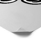 Gothic King Skull Poster (Ecke)