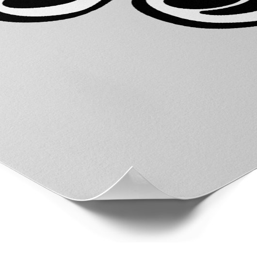 Gothic King Skull Poster (Ecke)