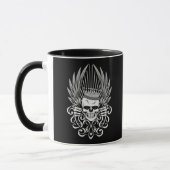 Gothic King Skull Tasse (Links)