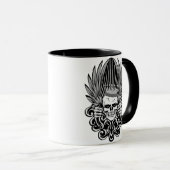 Gothic King Skull Tasse (VorderseiteRechts)