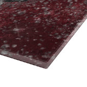 Gothic Kissing Skulls Couple und Blut rot ewigen Schneidebrett (Ecke)