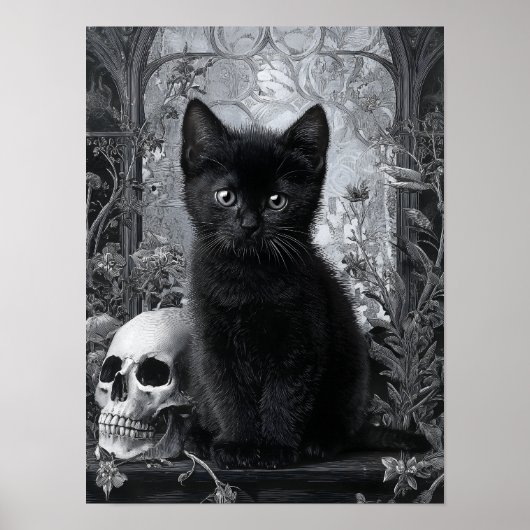 Gothic Kitten Poster (Vorne)