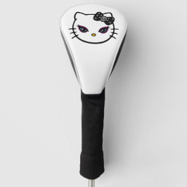 Gothic Kitty Driver Cover Golf Headcover