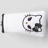 Gothic Kitty Putter Cover Golf Headcover (Vorderseite)