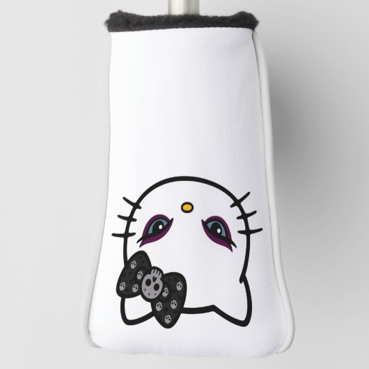 Gothic Kitty Putter Cover Golf Headcover (Rotieren 90)