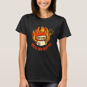 Gothic Kleidung Hölle Nein Kitty Alt Grunge Katze T-Shirt
