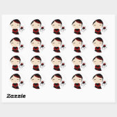 Gothic Kokeshi Sticker (Blatt)