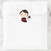 Gothic Kokeshi Sticker (Tasche)