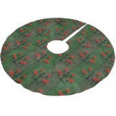 Gothic Kronleuchter Muster Urlaub Polyester Weihnachtsbaumdecke (Schrägansicht)