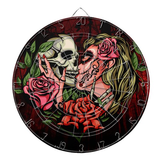 Gothic* Kuss Dartscheibe (vorne)