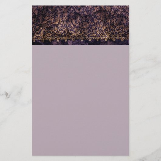 Gothic Lace Briefpapier (Vorderseite)