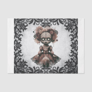 Gothic Lace Doll Seidenpapier