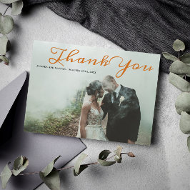 Gothic Lace Halloween Orange Black Danke-Card Dankeskarte