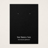 Gothic Lace Lila Black Earring Display Card (Vorderseite)