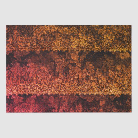 Gothic Lace Red Decoupage Seidenpapier (Vorderseite)