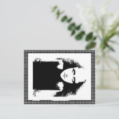 Gothic Lady Postkarte (Stehend Vorderseite)