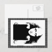 Gothic Lady Postkarte (Vorne/Hinten)