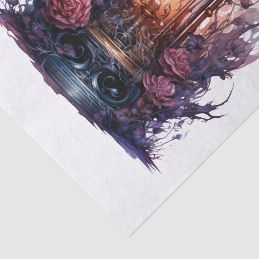 Gothic Lantern Art for Decoupage Seidenpapier (Ausschnitt)