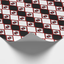 Gothic-Laternen-Geschenkpapier