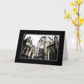 'Gothic' leere Grußkarte Karte (Gelbe Blume)