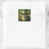 Gothic Leprechaun Quadratischer Aufkleber (Tasche)