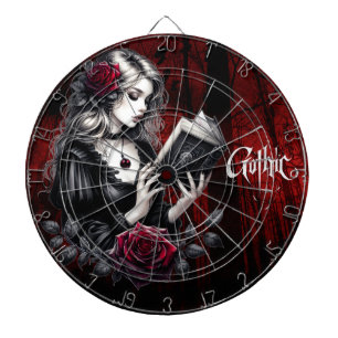 Gothic-Lesestoff Dartscheibe