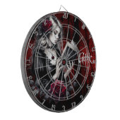 Gothic-Lesestoff Dartscheibe (Vorderseite Links)