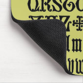 Gothic-Lettern-Mauspad Mousepad (Ecke)