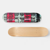 Gothic-Lettern-Skateboard Skateboard (Horizontal)
